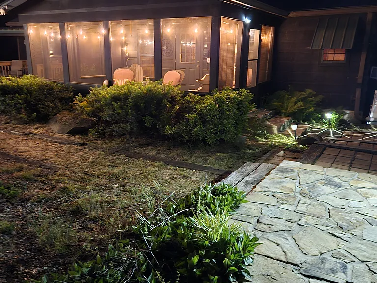 Front porch view from walkway