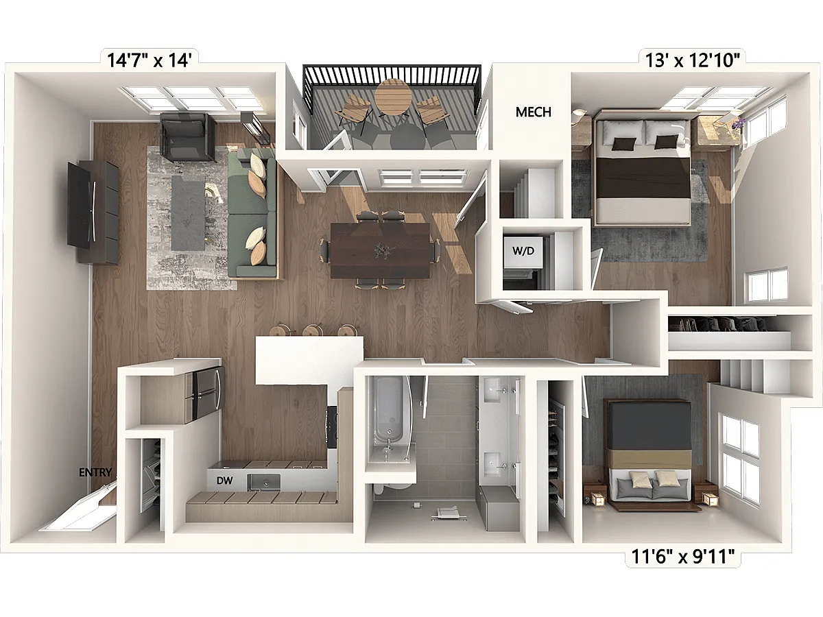 Floor plan B5U