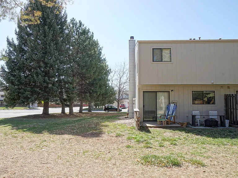 Backyard and sideyard