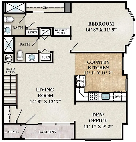 Floor plan The Barcelona I
