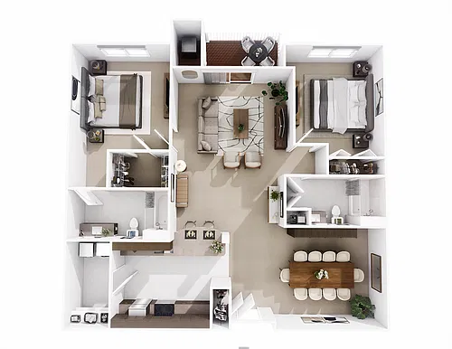 Floor plan Two Bedroom C