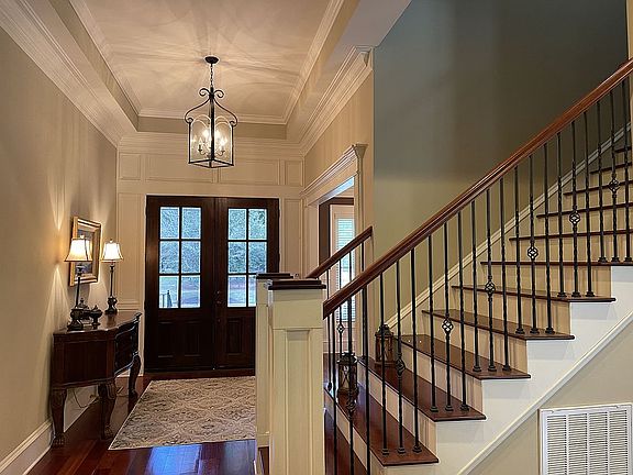 Inside view of front door