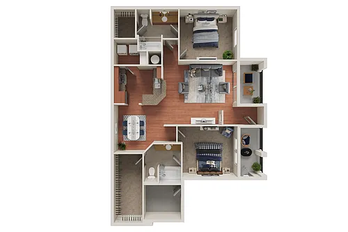 Floor plan B3