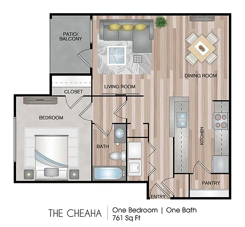 Floor plan The Cheaha