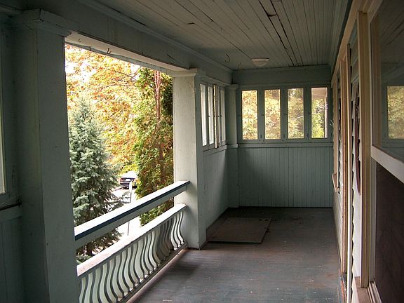 Upstairs front porch