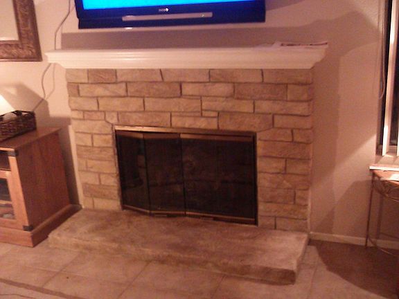 living room near patio