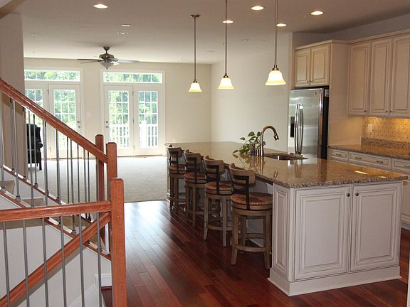 View of Kitchen and Living Room