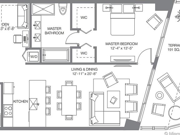 3rd image of 1300 S Miami Ave #1203