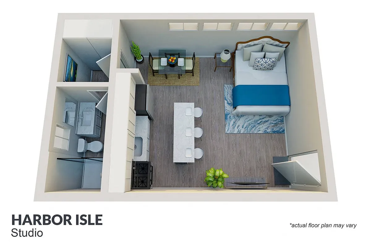 Floor plan Studio