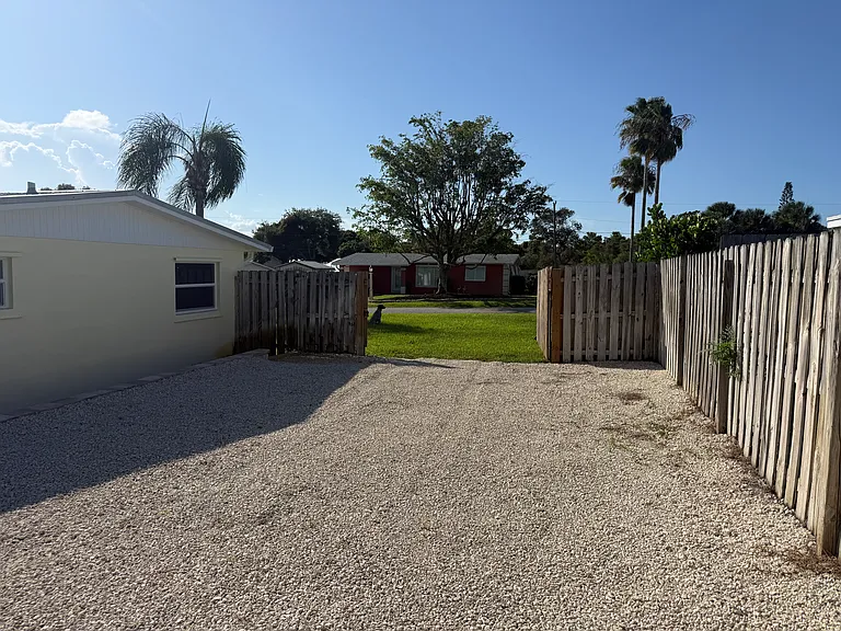 Boat/RV parking behind fence