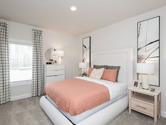 The Johnson floorplan with the Lush White interior package modeled at Martin Springs.