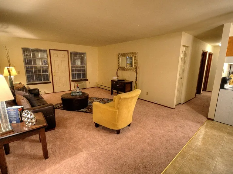 Living Room with walk out patio