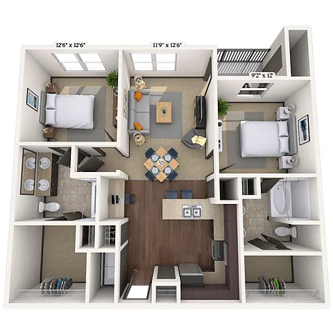 Floor plan Preston Hollow