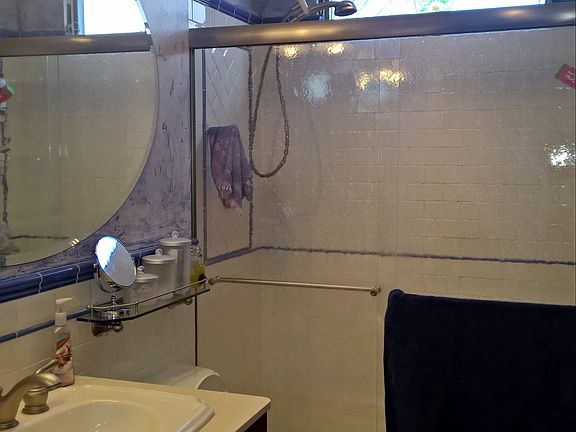 Bathroom with walk in shower