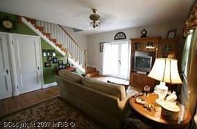 Living Room with French door to wrap-around deck