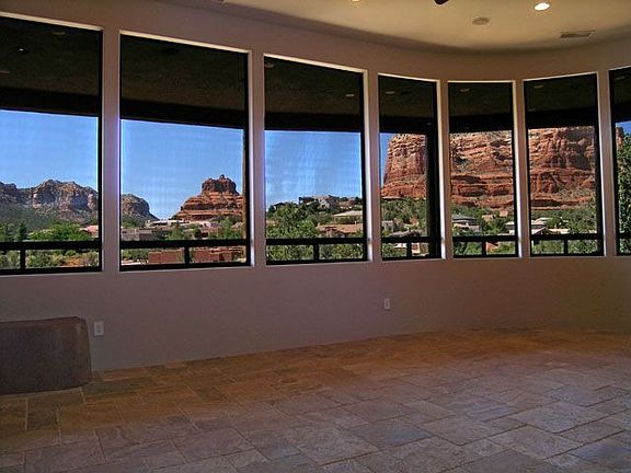 Wall of glass windows to take in every inch of views