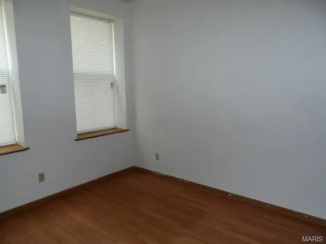 walls and window sills have been repainted