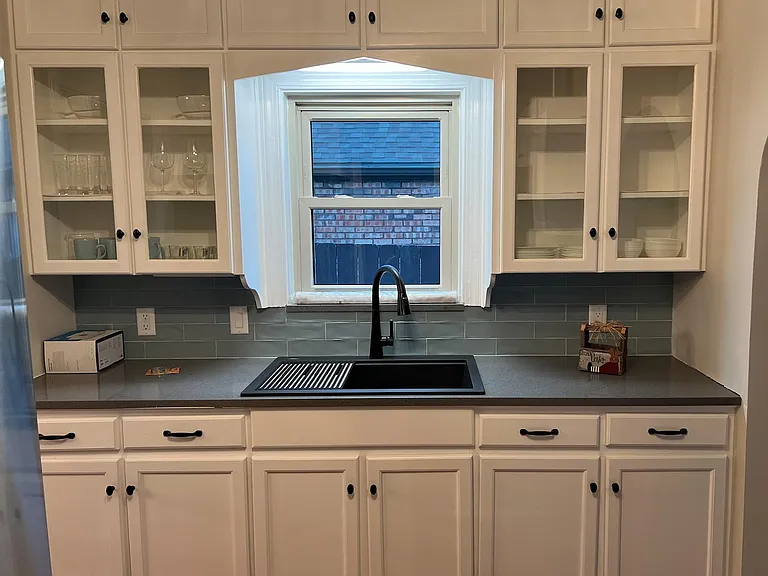 New sink and countertop