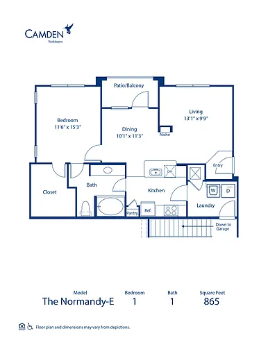 Floor plan Normandy E