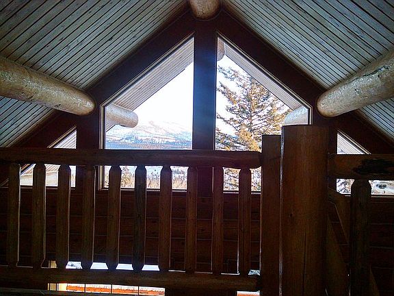    From the bed in the loft