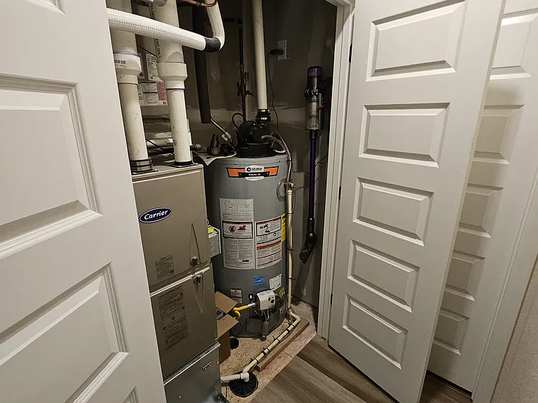 Utility closet.