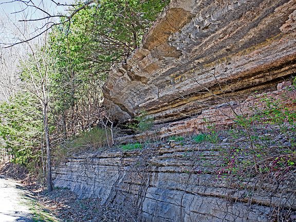 Natural stone formation 