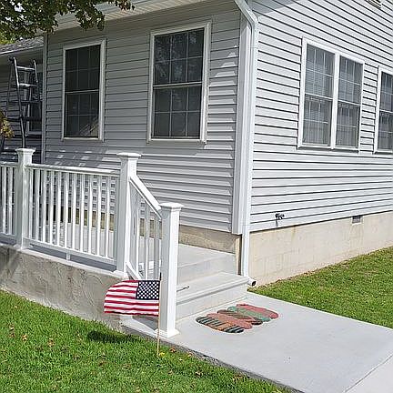 New driveway to landing