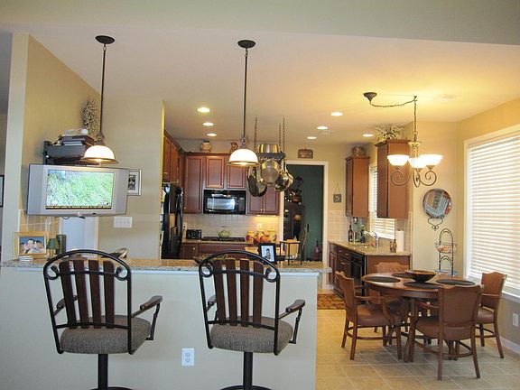 Kitchen view from living room