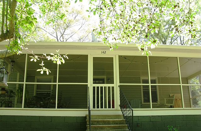 MASSIVE Screened in Front Porch