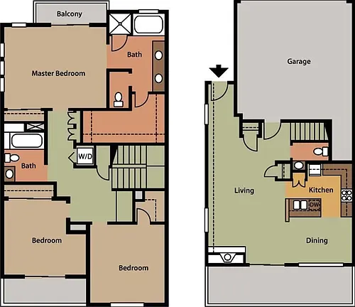 Floor plan 3 Bedroom Large
