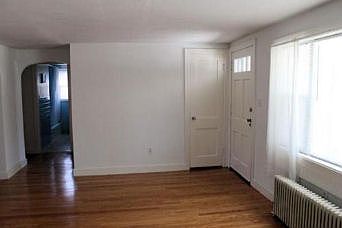 Hardwood in living room