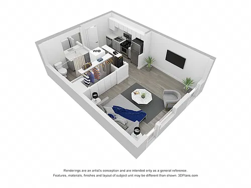 Floor plan Studio