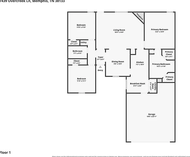 3 bed, 2.0 bath, 1419 sqft, $1,795 — Photo 2