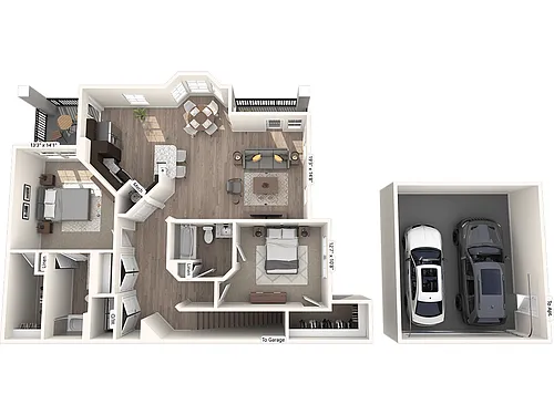 Floor plan B3-1360