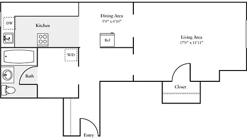 Floor plan Studio R