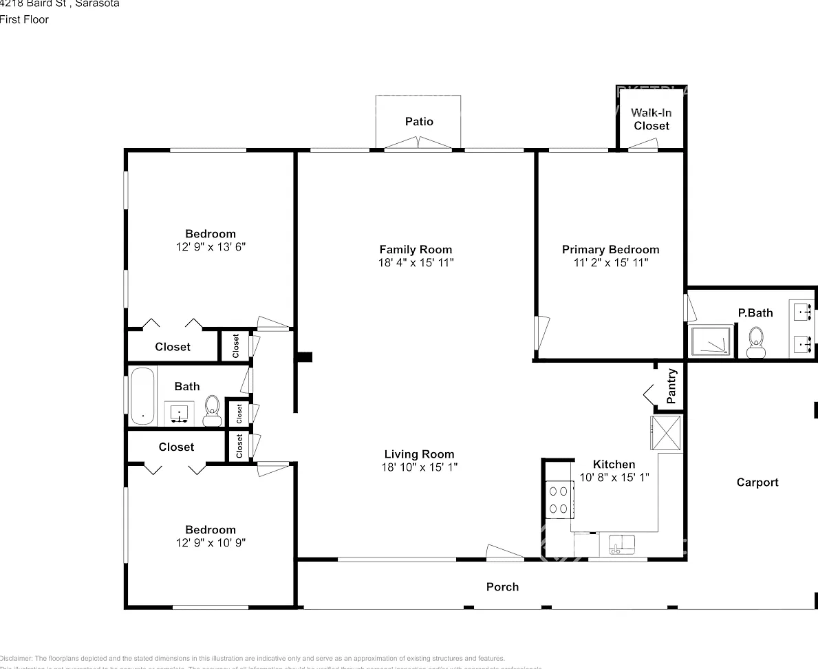 4218 Baird St Sarasota, FL 34232 — Photo 2