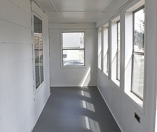 Enclosed front porch