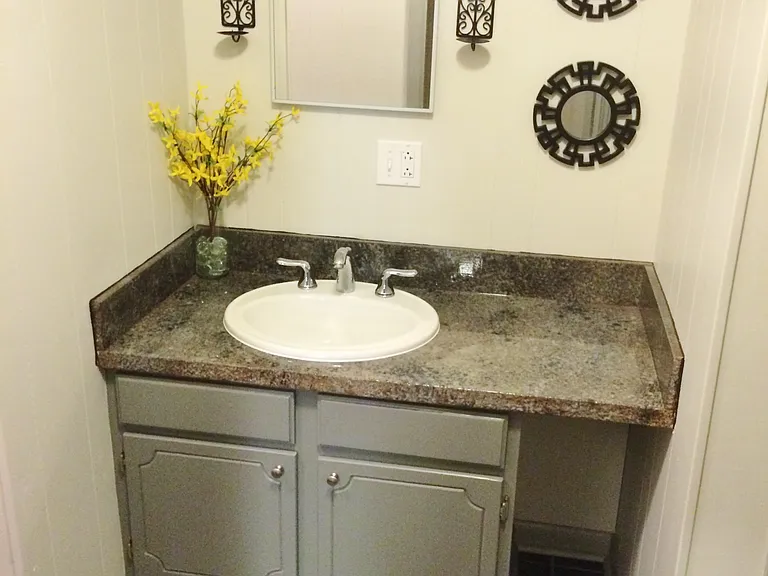 Main bath sink/vanity area