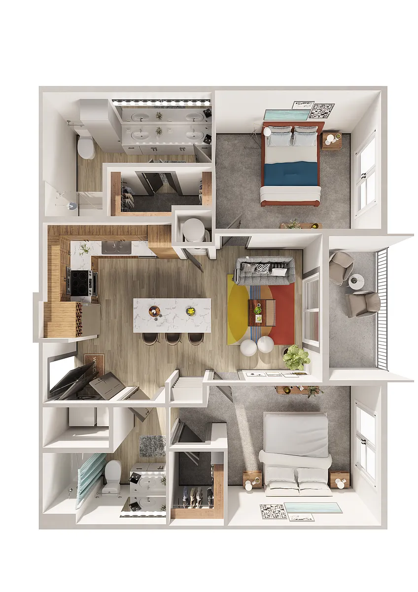 Floor plan A-B3