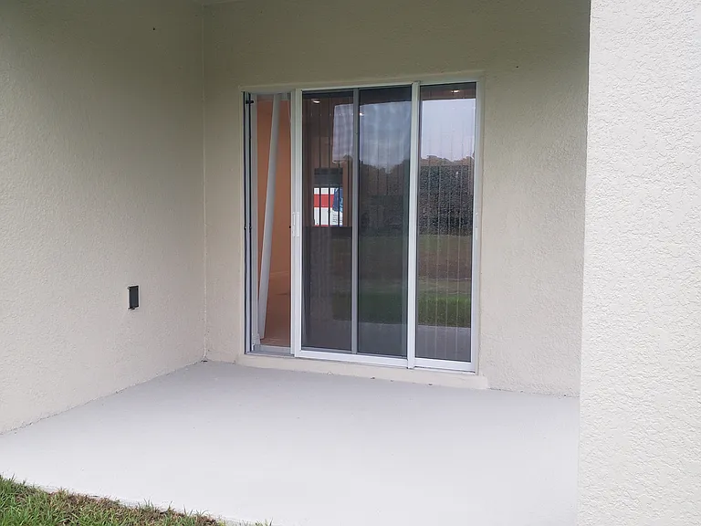 Back patio area, great space to enjoy your morning coffee!