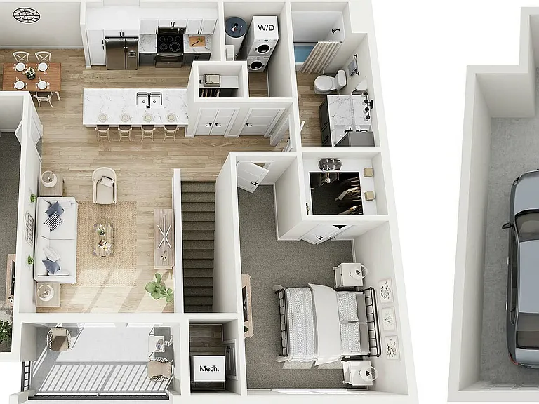 Floor Plan 2E | Seasons at Elgin | Apartments in Elgin, IL Floor Plan 2E | Seasons at Elgin | Apartments in Elgin, IL