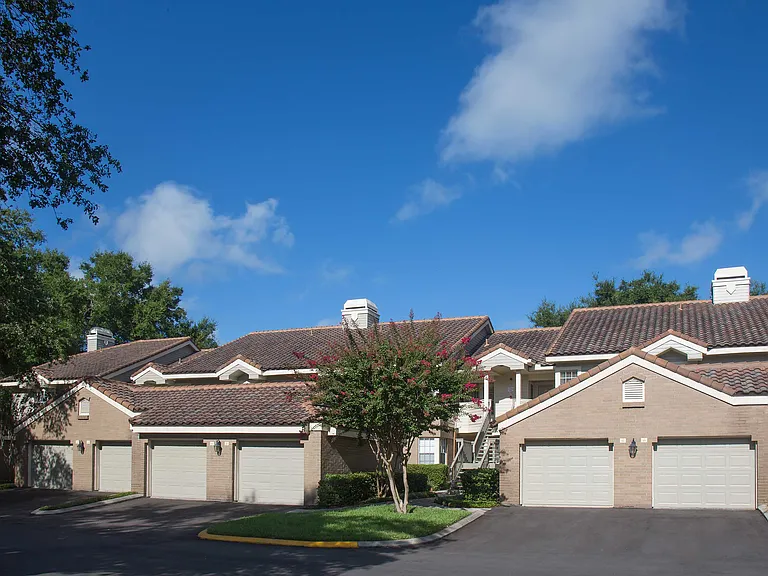 Private Garages with Remote Openers and Overhead Storage