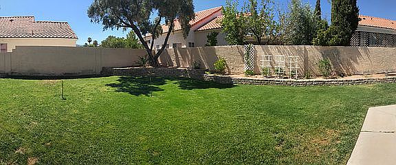 Backyard North West corner