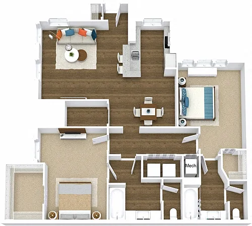 Floor plan Long Key