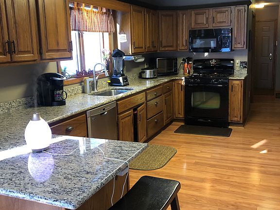 Kitchen with granite
