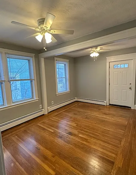 Entry, living room