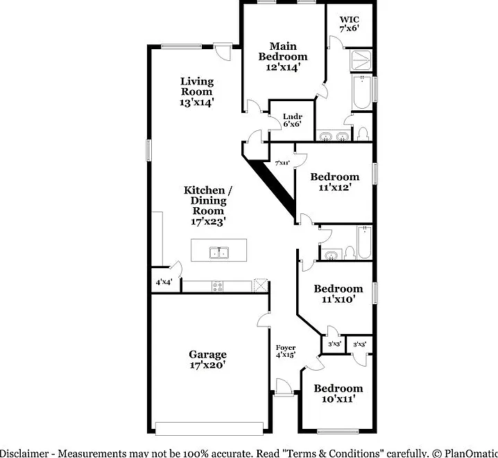 4 bed, 2.0 bath, 1733 sqft, $1,805 — Photo 2