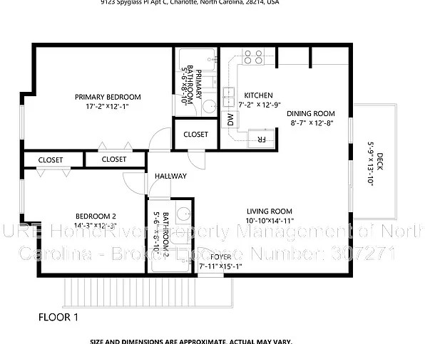 2 bed, 2.0 bath, 936 sqft, $1,200 — Photo 4