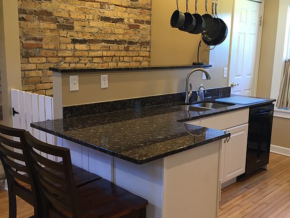 Exposed brick with Gate