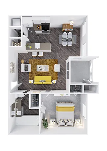 Floor plan 1C - 1D
